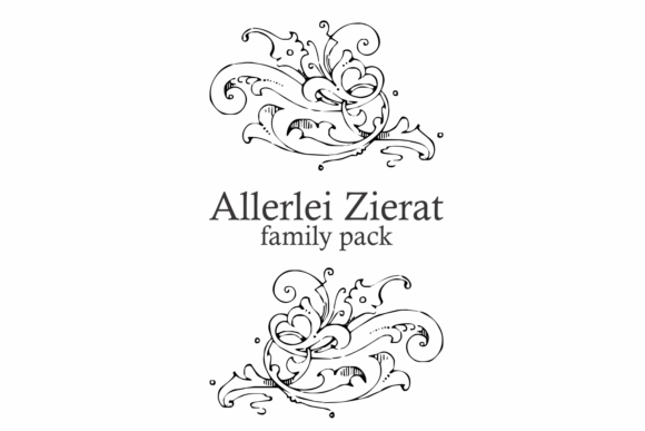 Allerlei Zierat Family: A Timeless Collection of Ornamental Design