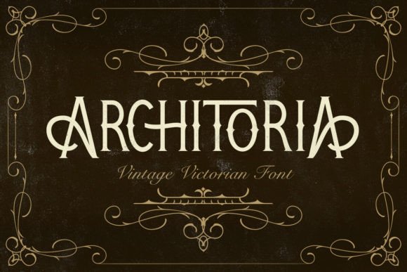 Architoria: A Vintage Blackletter Font for Timeless Design