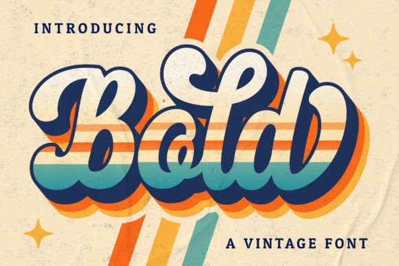 Bold Script: A Vintage Touch for Modern Designs