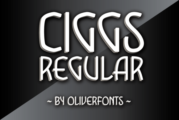 Ciggs: A Versatile and Organic Display Font for Every Project