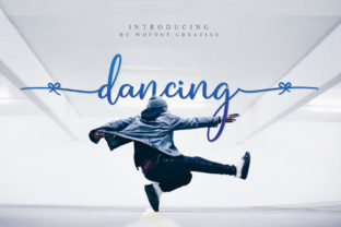 Dancing Through Creativity with a Unique Handwritten Font