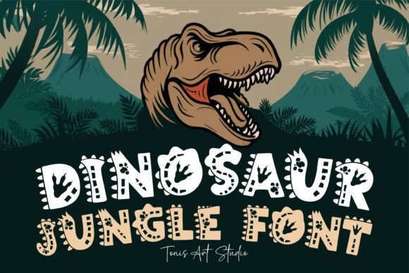 Dinosaur Jungle: A Playful Typeface for Prehistoric Fun