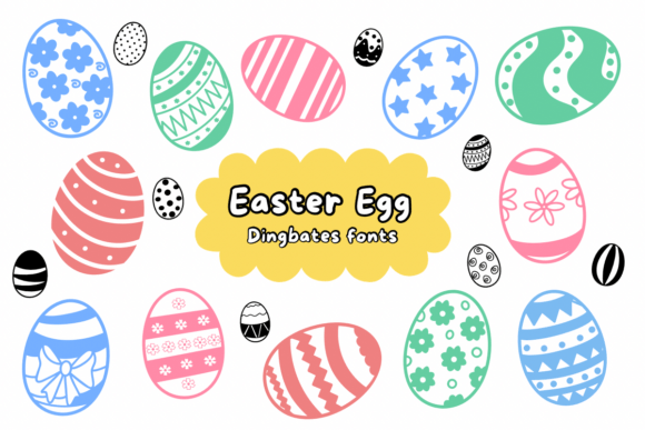 Easter Egg: A Cute Dingbats Font for Creative Projects