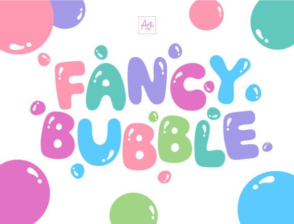 Fancy Bubble: The Radiant Font for Playful and Whimsical Projects