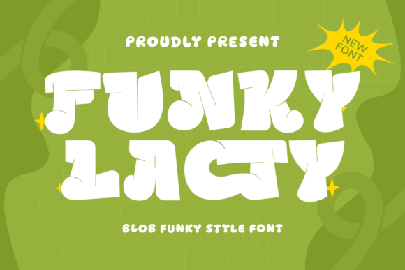 Funky Lacy: A Bold, Playful Display Font for Eye-Catching Designs
