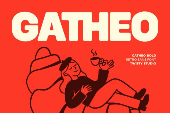 Gatheo: A Bold Retro Sans Font with a Modern Twist
