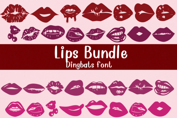 Lips Bundle: A Playful Typography Revolution