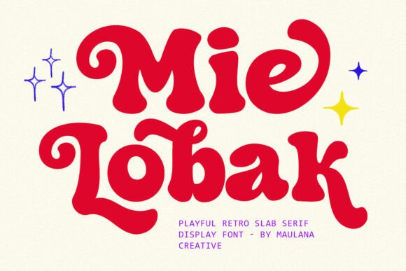 Mie Lobak: A Nostalgic Revival in Typography