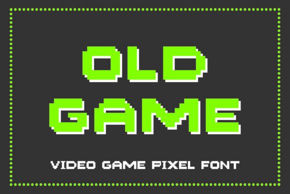 Old Game: Retro Pixel Font for Nostalgic Design