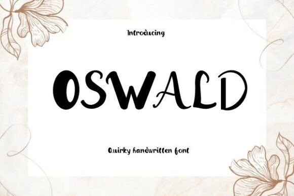 Oswald: A Handwritten Font That Brings Character to Every Design