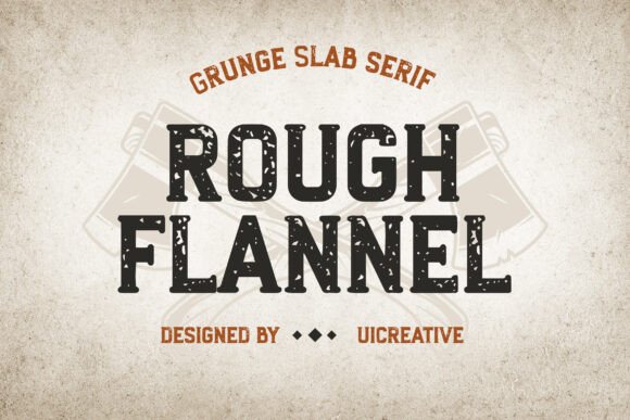 Rough Flannel: A Bold and Elegant Display Font