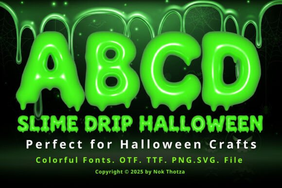 Slime Drip Halloween: A Gooey Addition to Spooky Design