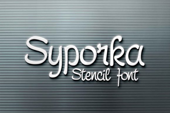 Syporka: A Bold, Open-Loop Font for Creative Projects