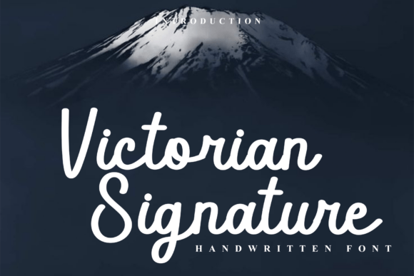 Victorian Signature: Elegant Handwritten Font for Timeless Style