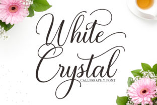 White Crystal Script: A Modern Calligraphy Font for Elegant Design